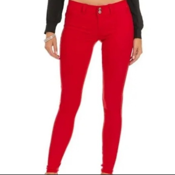 VIP Denim - VIP Women's Red Skinny Jeans